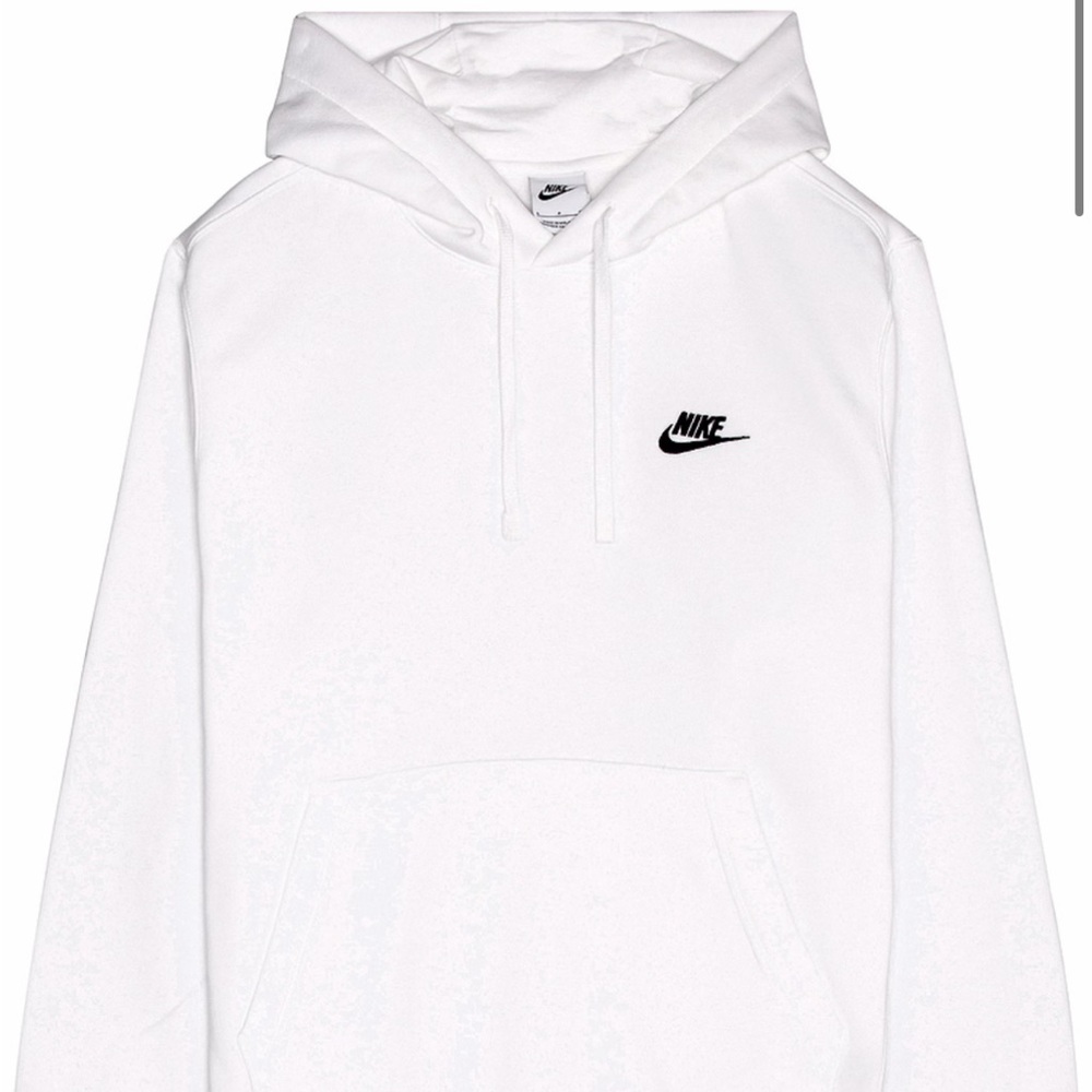 Nike White Pullover Hoodie